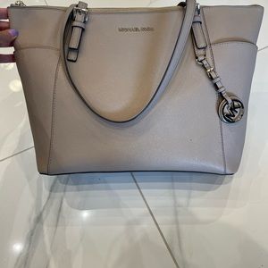 *rare* Michael Kors Charlotte Tote in taupe - very good condition